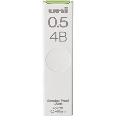 Imagem de Refil de grafite uni à prova de manchas para lapiseira | 0,5 mm | 4B | 40 peças