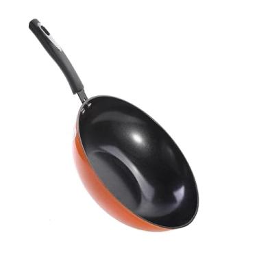Imagem de Frigideiras Antiaderentes Woks Frigideiras Fundas FogõEs de InduçãO e FogõEs A GáS(24.5 CM)