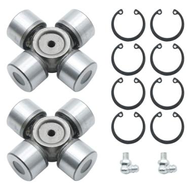 Imagem de DUZFOREI Pacote com 2 705500304 Conjunto de junta em U de eixo de transmissão traseiro, substituição para Can-Am ATV UTV Quest Series 500 650 Commander E 800 800R 1000/Max 1000 Renegade 500 800,