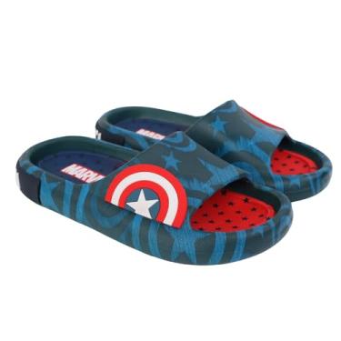 Imagem de Ground Up Marvel Boys Captain America Comfort Slide, Azul, 45
