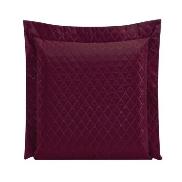Imagem de Porta Travesseiro Requinte Liso Vinho Enxovais Aquarela