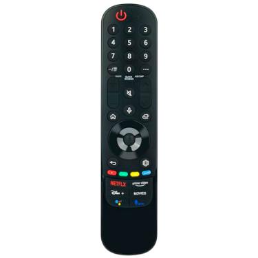 Imagem de MR21GA Controle remoto de substituição de voz compatível com LG Smart TV OLED55C1PUB 65UP7560AUD 70UP7070PUE OLED55C1PUA 70UP7170ZUC 60UP8000PUA 75UP7170ZUC OLED83C1AUA 65UP7700PUA 55UP7700PUA