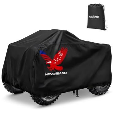 Imagem de NEVERLAND Capa para quadriciclo impermeável resistente 4 rodas capa quádrupla todas as estações à prova de clima ao ar livre proteção UV para Polaris Yamaha Honda Prairie Can-Am Suzuki Arctic Cat