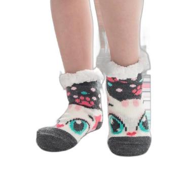 Imagem de Meia Botinha Tricot Menina Gata - Puket, 30 A 33