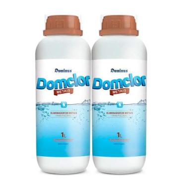 Imagem de 2 Eliminador de Metais para Piscina (Elimina Mancha) - Domclor