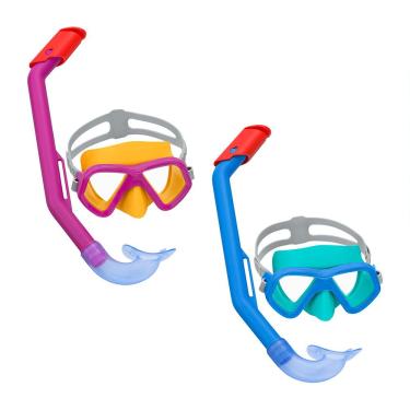Imagem de Kit Snorkel com Máscara de Mergulho Bestway Lil Glider 24023 Sortido