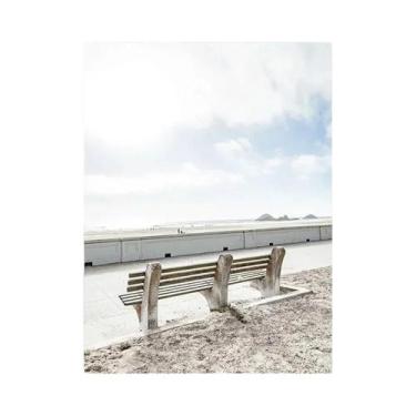 Imagem de Verão Praia Oceano Pintura Em Tela Ponte Tartaruga Gaivota Impressão D