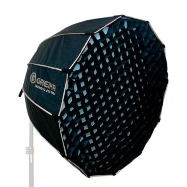 Imagem de Softbox Octabox Greika GKH 90cm com Suporte para Speedlight e Encaixe Bowens – Difusor Profissional para Iluminação de Estúdio com Colmeia