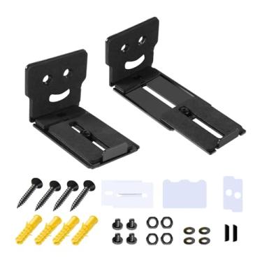 Imagem de ZGUZMCMK Suporte de parede para barra de som com profundidade ajustável, elegante, resistente e antiderrapante com ferragens de montagem para embaixo da TV, Style a