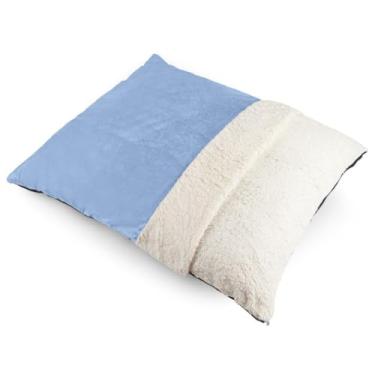 Imagem de Caminha Pet Com Saquinho de Dormir Canguru Tamanhos P ao GG Cães e Gatos(Azul Bebê,P - 60x50cm)