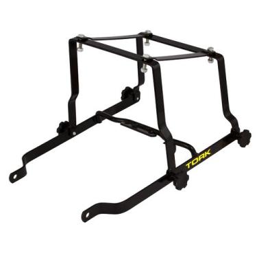 Imagem de Suporte Baú 80L 135L Cromo Forte Desmontável Fan 125 2005 à 2008, PRET