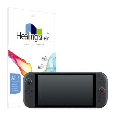 Imagem de Healing Shield Protetor de tela transparente para Nintendo Switch 2, filme transparente Ultra HD, anti-impressão digital, resistente a arranhões, sensibilidade ao toque real - Feito na
