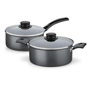 Imagem de Jogo De Panelas Turim 2 Peças Alumínio Antiaderente Ptc2 E Ptc4 Chumbo