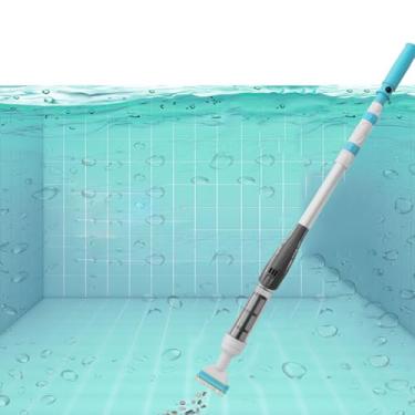 Imagem de Aspirador de pó flexível para piscina, escova elétrica portátil, cabeça de escova removível, aspirador de pó para piscinas e spas
