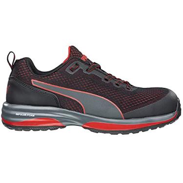 Imagem de PUMA Safety Men's Speed Low CT EH Work Shoe (Black/Red, 7)