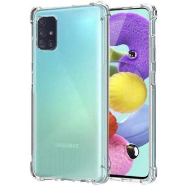 Imagem de Kit Capa Anti Impactos Samsung Galaxy A71 +  Película de Vidro + Fone 