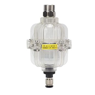 Imagem de Oumefar Filtro de compressor de ar transparente AD400, válvula de drenagem automática de 1/5.1 cm, dispositivo de esfera flutuante de 0,3 a 1,2 MPa, válvula separadora de óleo e água para ferramentas