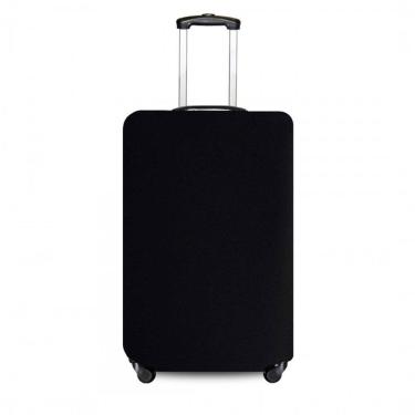 Imagem de Capa Mala Bagagem Viagem c/ Ziper Preta Grande 32kg Elastano