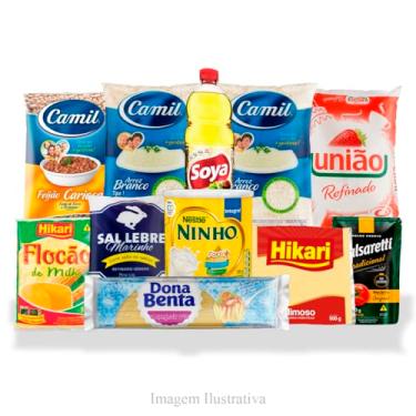 Imagem de Cesta Básica De Alimentos Essenciais - Marcas De Qualidade