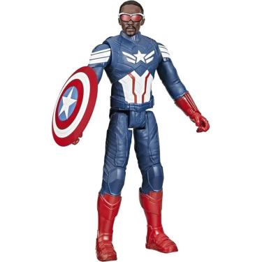 Imagem de Boneco Marvel Capitão América Sam Wilson 29cm F9276 Hasbro