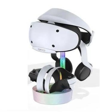 Imagem de Base Multifuncional RGB Carregador Para Ps 5 Vr2 Magnético Dock Station Óculos