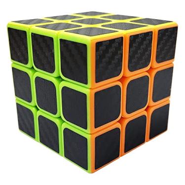 Imagem de Cubo Didático Divertido 3x3 Preto e Colorido, DM Toys