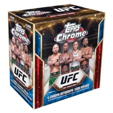 Imagem de Topps Ufc Chrome 2024 - Mega Box: 48 Cards Colecionáveis - Unissex - Parallels Multicoloridos