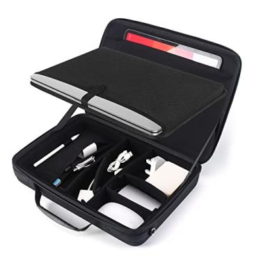 Imagem de Smatree Bolsa de ombro rígida para laptop de 16 polegadas, MacBook Pro M4 2024/M3 2023, iPad Pro M5 2025/11 polegadas, iPad Pro M5 2025/33.0 cm, iPad Air M3 2025, Dell XPS 15 9510 de 15 polegadas