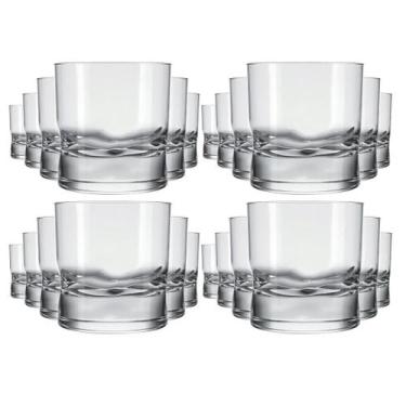 Imagem de 24 Copos Whisky Amassadinho Nadir 250ml Rocks  - Nadir Figueiredo