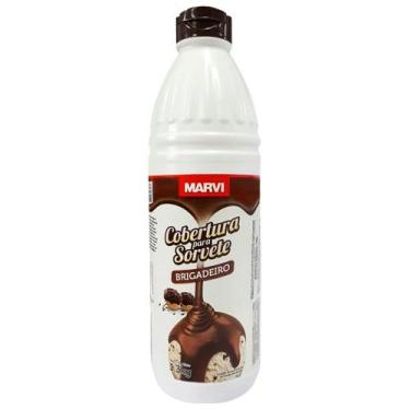 Imagem de Cobertura Para Sorvete 1,3kg Marvi - Escolha seu sabor, Brigadeiro