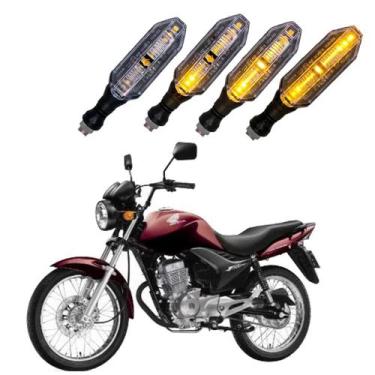 Imagem de Kit 4 Setas Sequenciais P26S Honda CG 150 FAN 2016 2017 20182019202020