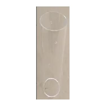 Imagem de VOTAG Abajur cilíndrico de vidro transparente, serve para abajur com uma base de 4 cm de diâmetro, persiana de substituição de cilindro para luz pendente, lustre, arandelas de parede, luzes de