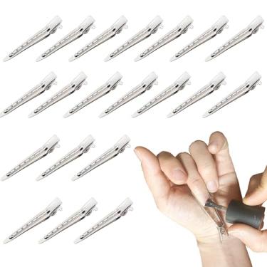 Imagem de 20 peças de clipes de unha multifuncionais, antiderrapante, protetor de esmalte para dedos, acessórios de arte de unhas, clipes de unhas artificiais