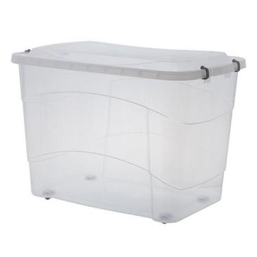 Imagem de Caixa Organizadora Gigante Organizador Container 150l Com Roda 729 Par