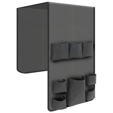 Imagem de Organizador de mini geladeira, organizador de armazenamento sobre a geladeira para dormitório, prateleira de mini geladeira, organizador de mini geladeira para pendurar, comporta produtos de despensa