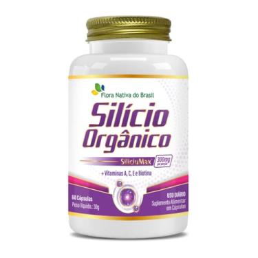 Imagem de SILICIO ORGANICO E VITAMINAS 500 MG 60 CAPSULAS - FLORA NATIVA - A