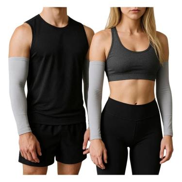 Imagem de Manguito Esportivo UV50+ Unissex Best Sling – Proteção Solar para Corrida, Ciclismo e Academia, Leve e Respirável, 1 Par