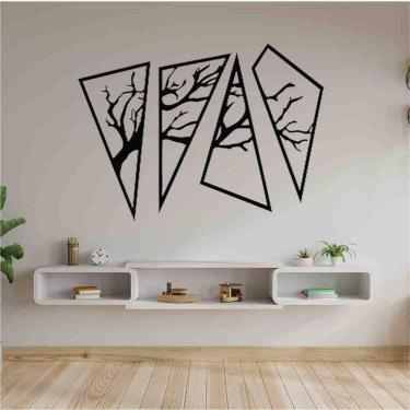 Imagem de Quadro Decorativo Árvore Geométrica Vazado - Mdf 3Mm 002