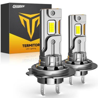 Imagem de Lâmpada de neblina Termitor H7 33000LM 6500K branca, pacote com 2 unid