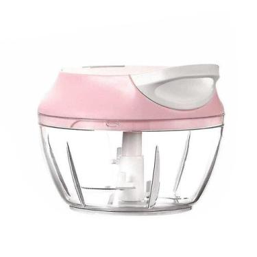 Imagem de Prensas de alho moedor de carne manual picador de alimentos picador mi