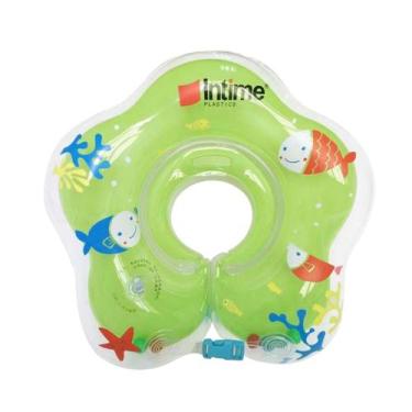 Imagem de Anel de Natação para Bebês Recém-Nascido Criança Anel Pescoço Duplo Ai