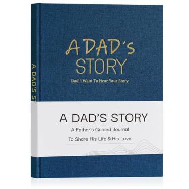 Imagem de Capa dura de linho Journal Artmag Dad's Life Story 25x19x1 cm