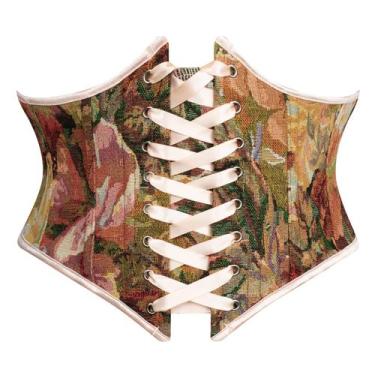 Imagem de Cinto de espartilho Scarlet Darkness Medieval Renaissance Red