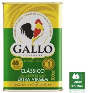 Imagem de Azeite Oliva Extra Virgem Lata Gallo 200ml