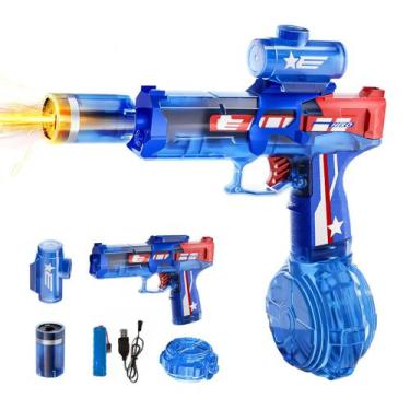 Imagem de Pistola de água elétrica YoPoll Automatic Squirt Gun 500mL azul