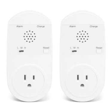 Imagem de Alarme Briidea MK-134 Alarme de queda de energia 80-120dB, pacote com 