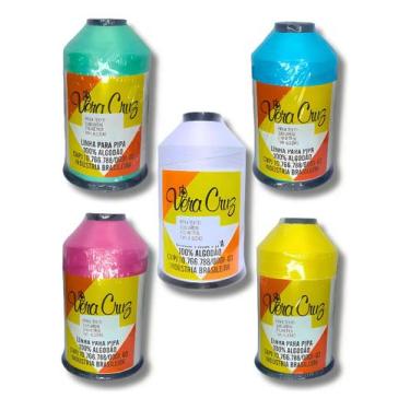 Imagem de Linha Vera Cruz Fio 4 3000 Jardas Cores Variadas