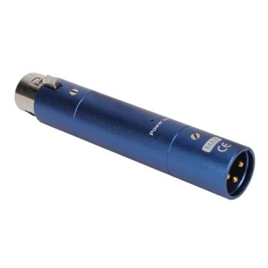 Imagem de Cryfokt Pré-amplificador de Microfone Ativo Integrado para Tocar Instrumentos musicais. Pré-amplificador de Microfone Compacto e Portátil Com Ganho de 28 DB (Fita Azul)