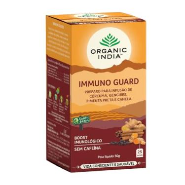 Imagem de Chá Organic India Immuno Guard 25 Sachês Cúrcuma, Genbibre, Pimenta Preta e Canela do Ceilão