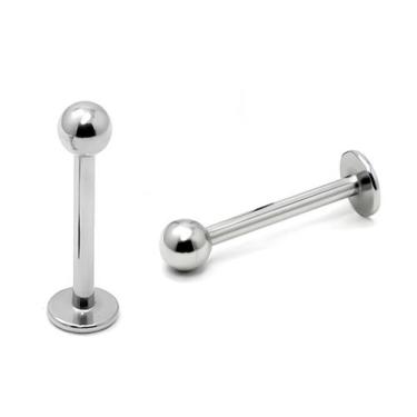 Imagem de Piercing Labret Aço Cirúrgico - M2 Piercing, 10mm
